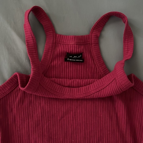 Pink Ribbed Bodysuit - Picture 2 of 2